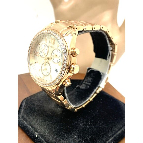 Timex Women's Watch TW2V57900 Quartz Chronograph Silver Dial Rose Gold 38mm - Picture 2 of 15